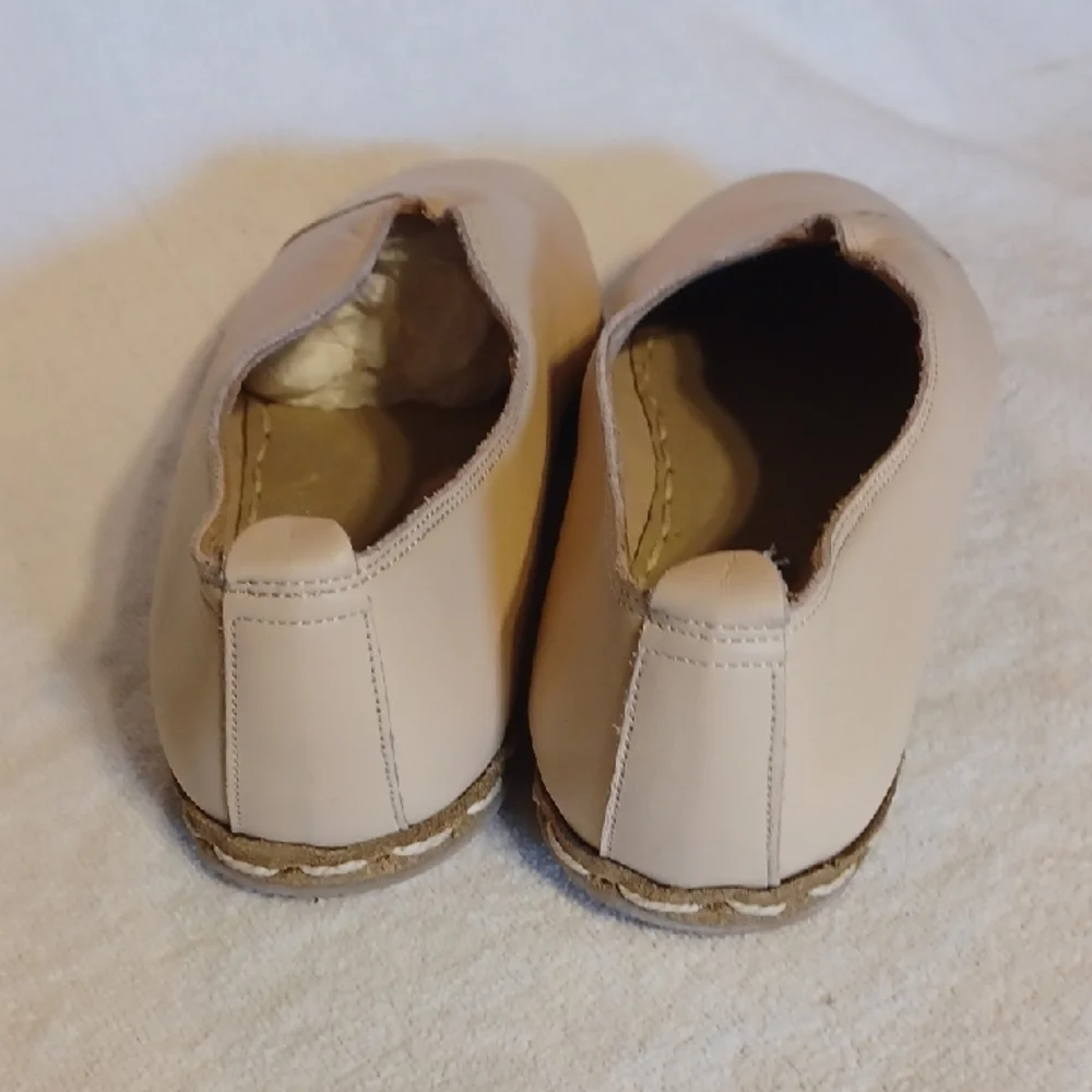 Nida Lu Leather Flats Size W39 Hand Made In Turkey